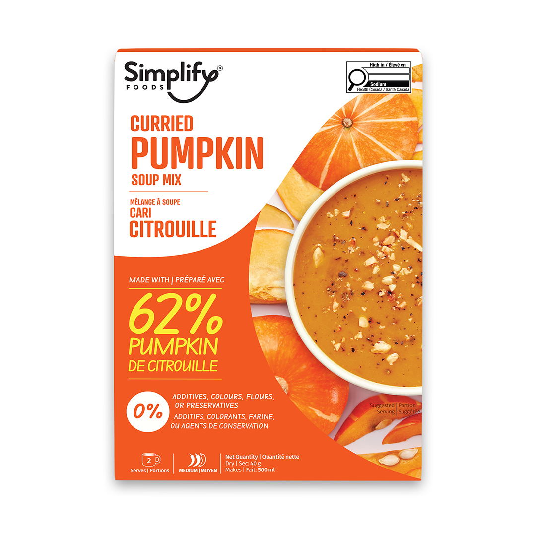 Simplify Foods Curried Pumpkin Soup Mix 40g