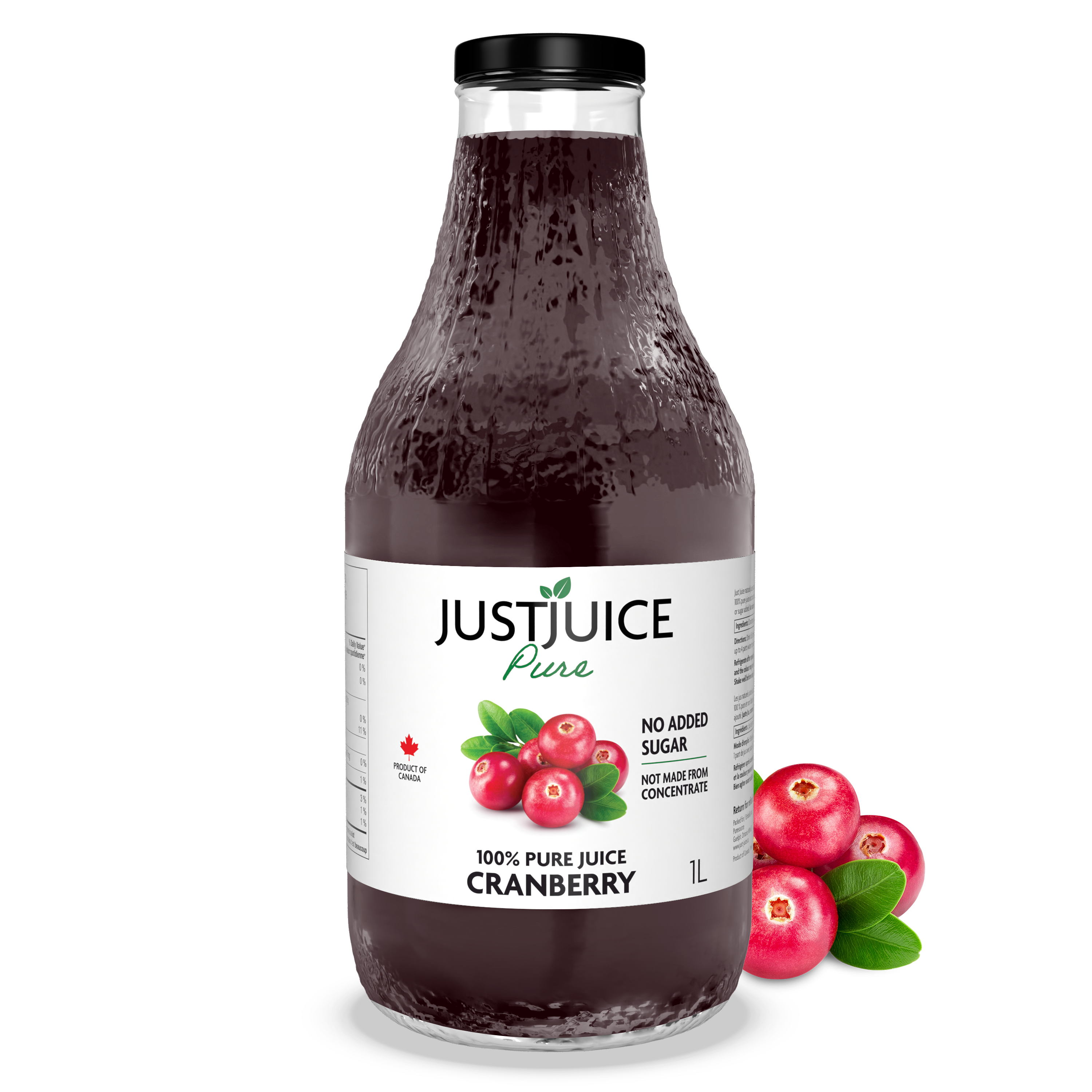 Just Juice 100% Pure Cranberry 1L