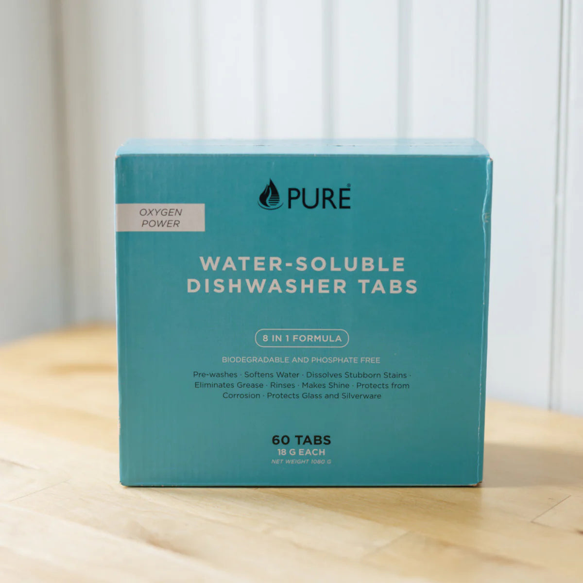 PURE Water Soluble Dishwasher Tabs 60 Tabs