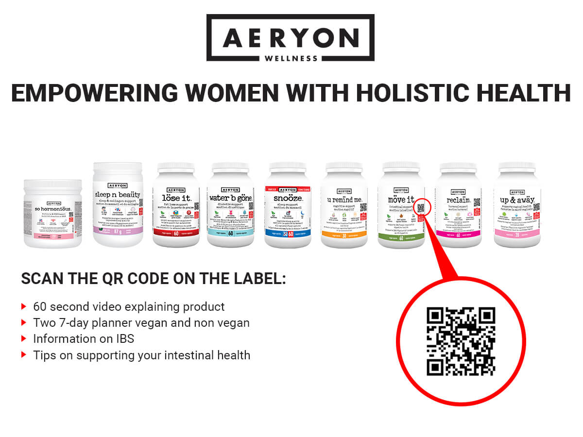 Aeryon Wellness Move It 60 Vegetarian Capsules