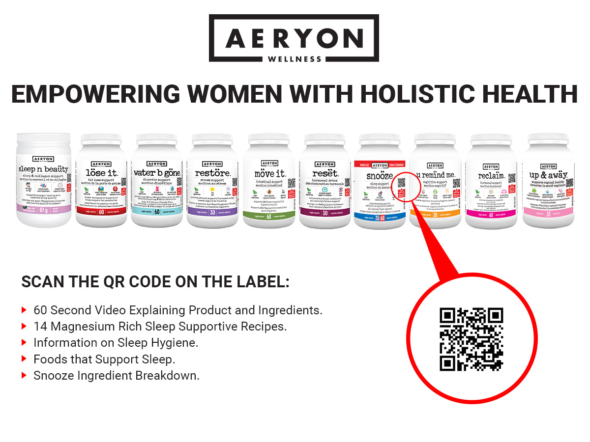 Aeryon Wellness Snooze BONUS 60 Vegetarian Capsules