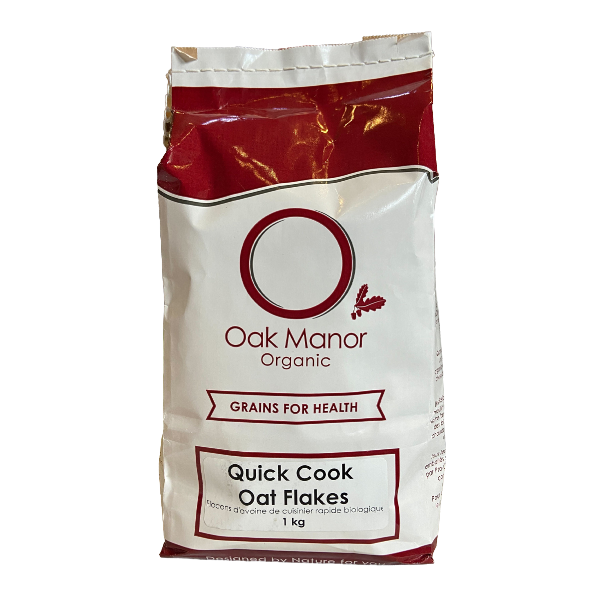 Oak Manor Organic Quick Oat Flakes 1kg