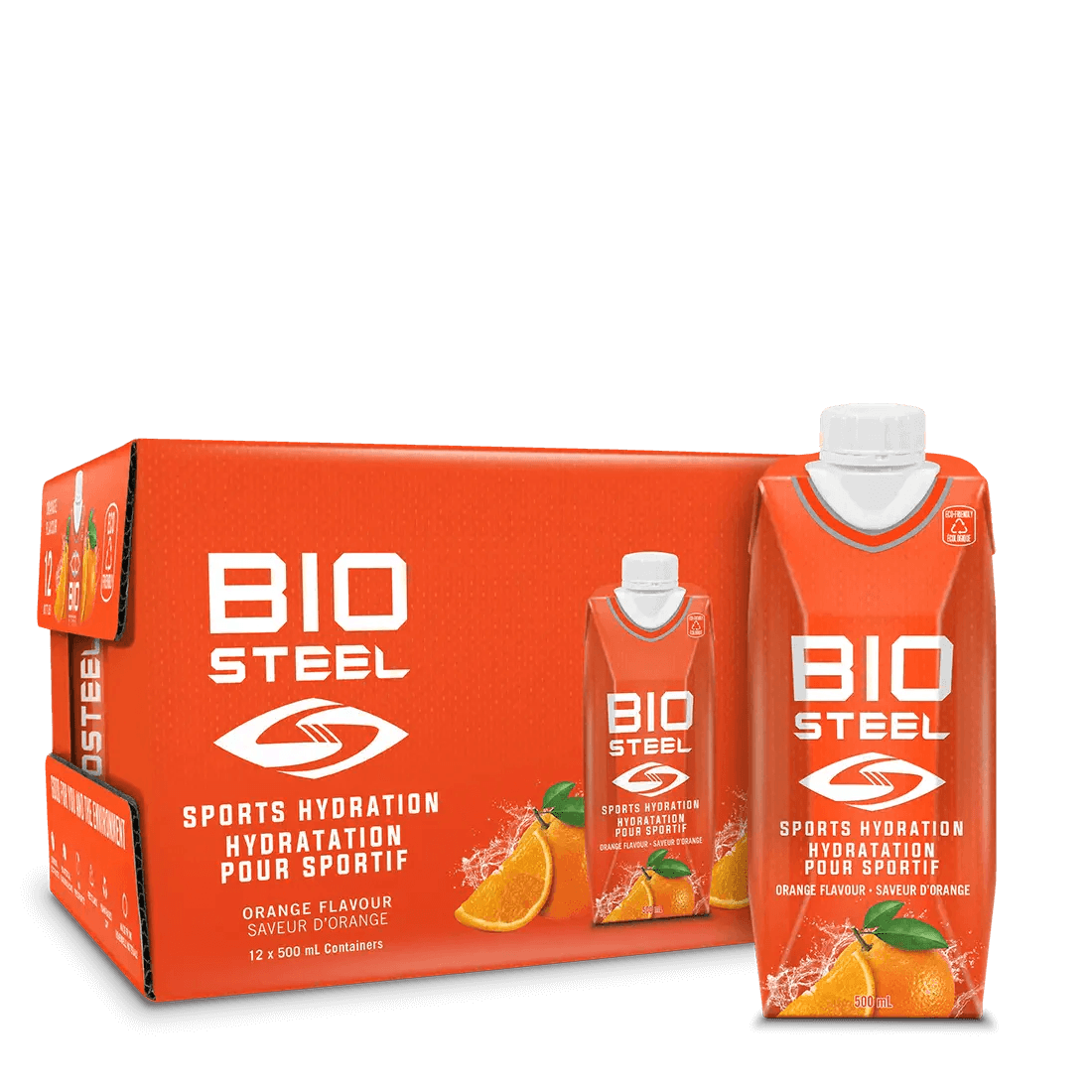 BioSteel Sports Ready to Drink Hydration Orange Cream Pop 500ml (Single)