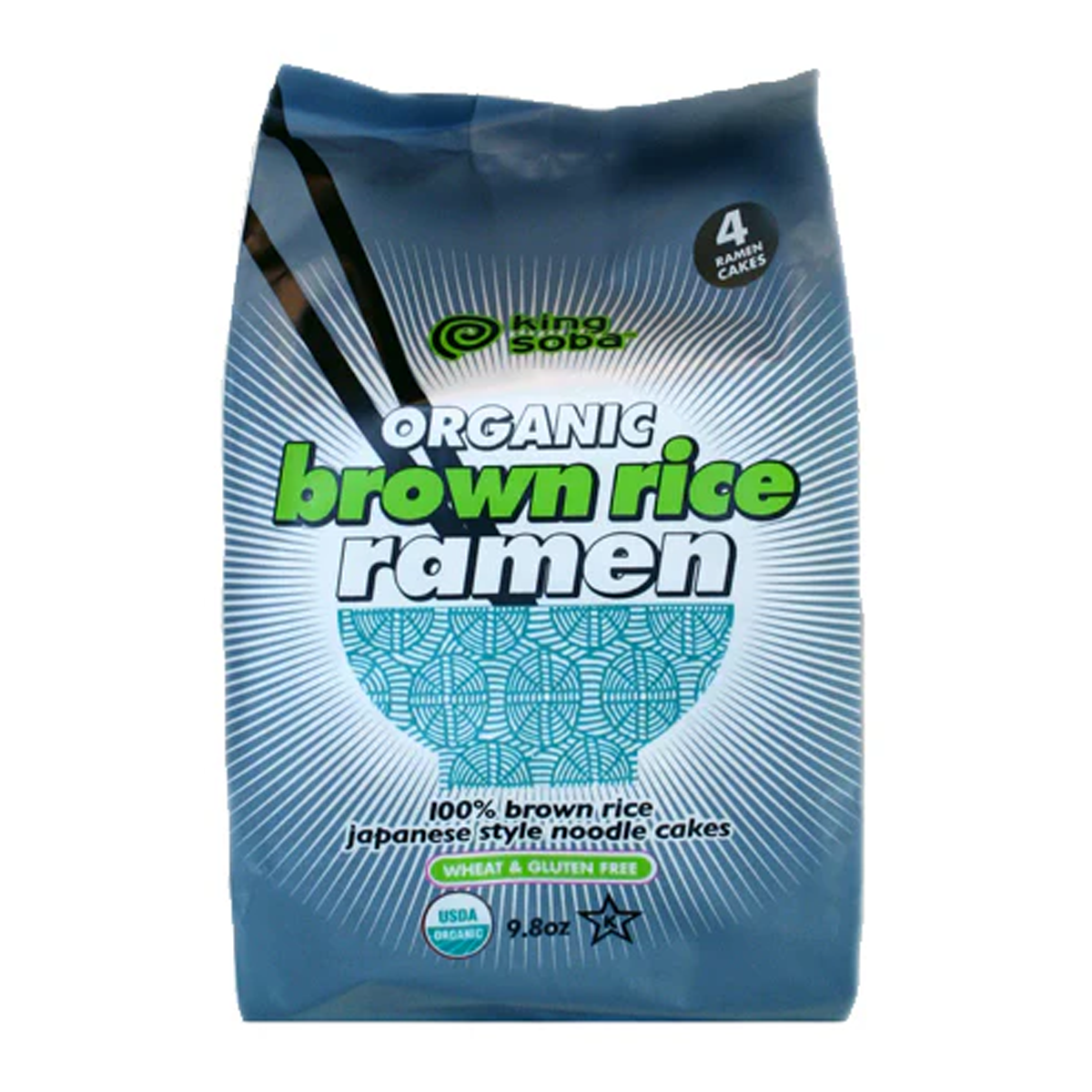 King Soba Organic Brown Rice Ramen 280g