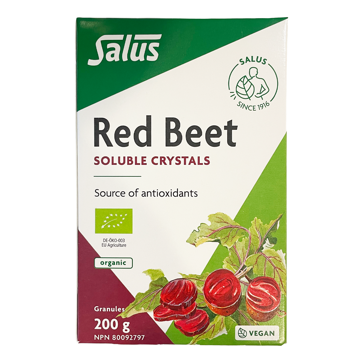 Salus Organic Red Beet Crystals 200g