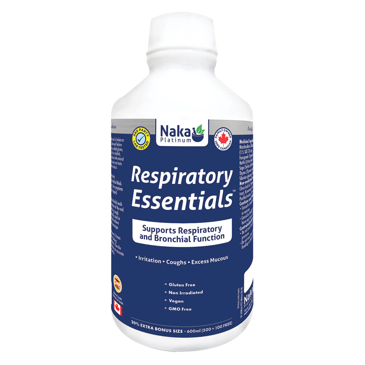 Naka Platinum Respiratory Essentials 600ml