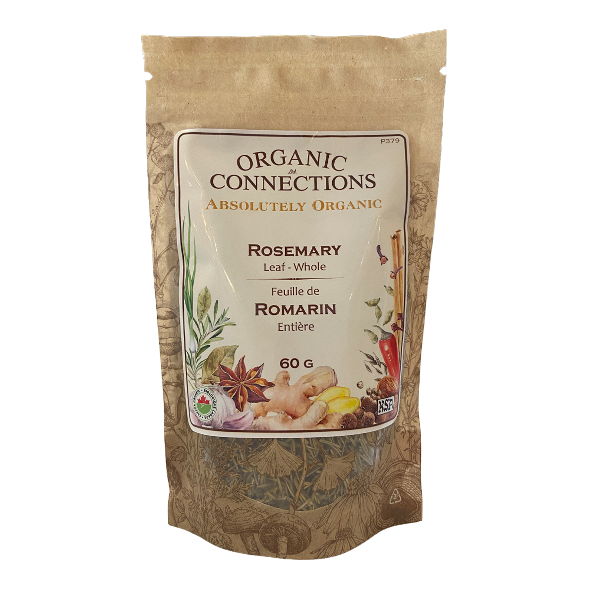 Organic Connections Organic Rosemary Leaf Whole 60g