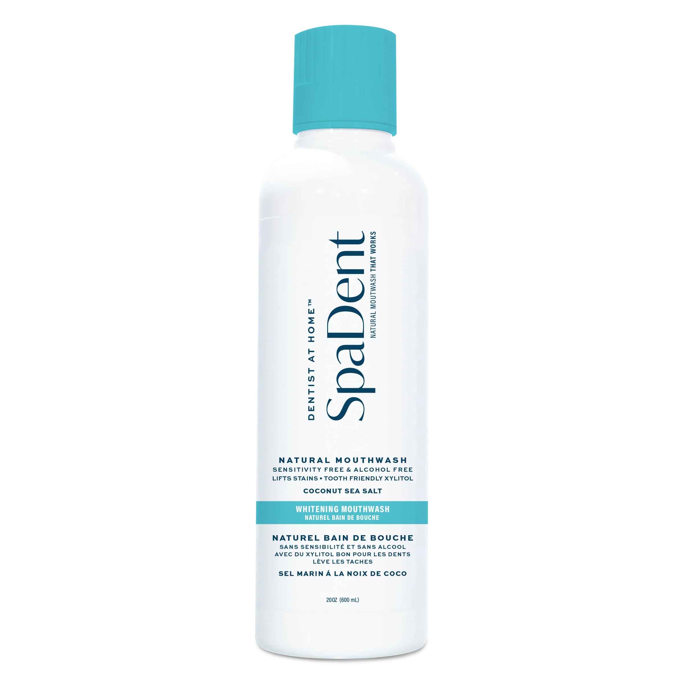 SD Naturals Professional Strength Whitening Mouthwash Coconut & Sea Salt 600ml