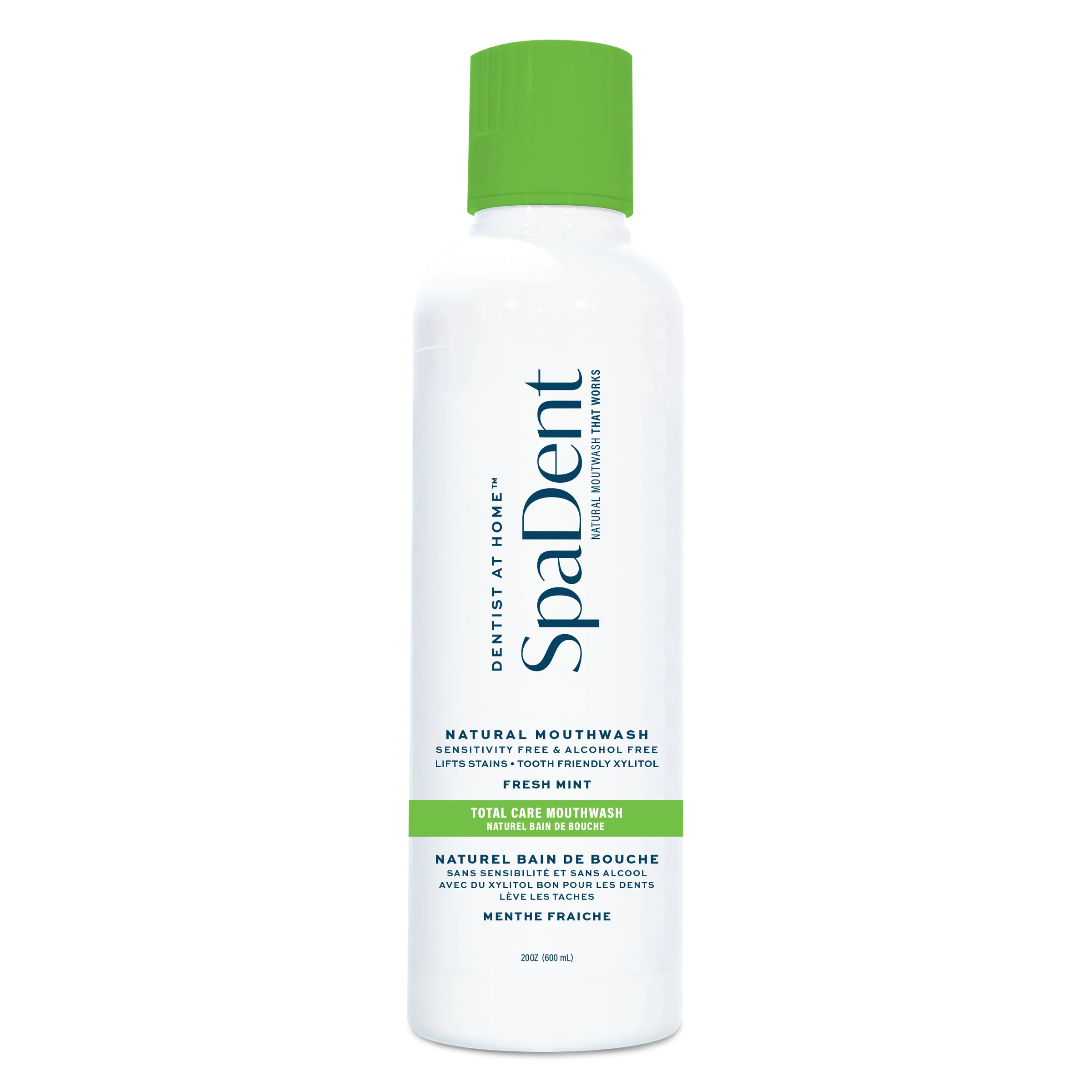 SD Naturals Professional Strength Whitening Mouthwash Fresh Mint 600ml