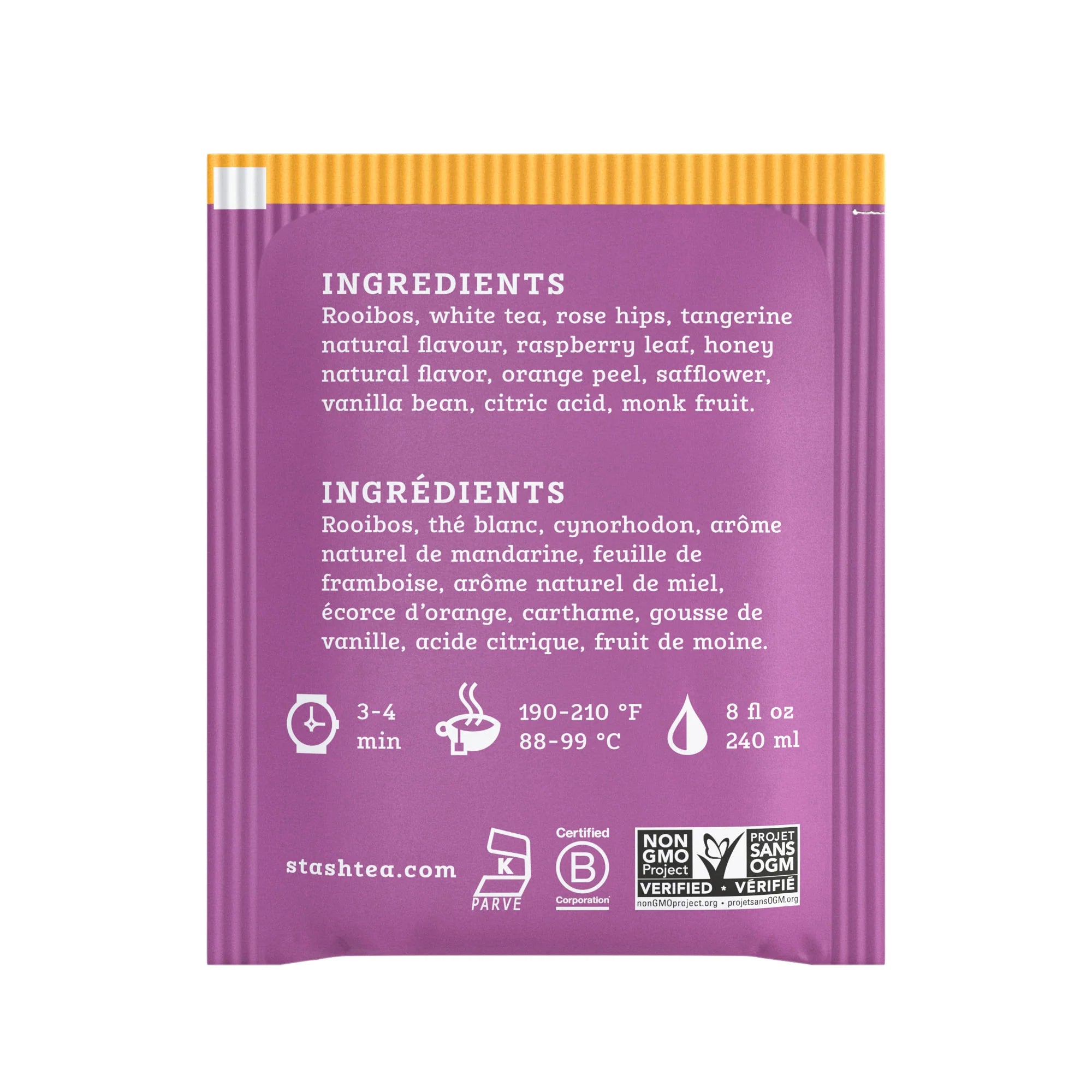 Stash Tangerine Honey Daydream White Tea 18 Tea Bags