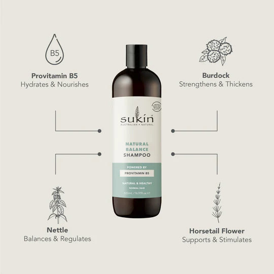 Sukin Natural Balance Shampoo 500ml