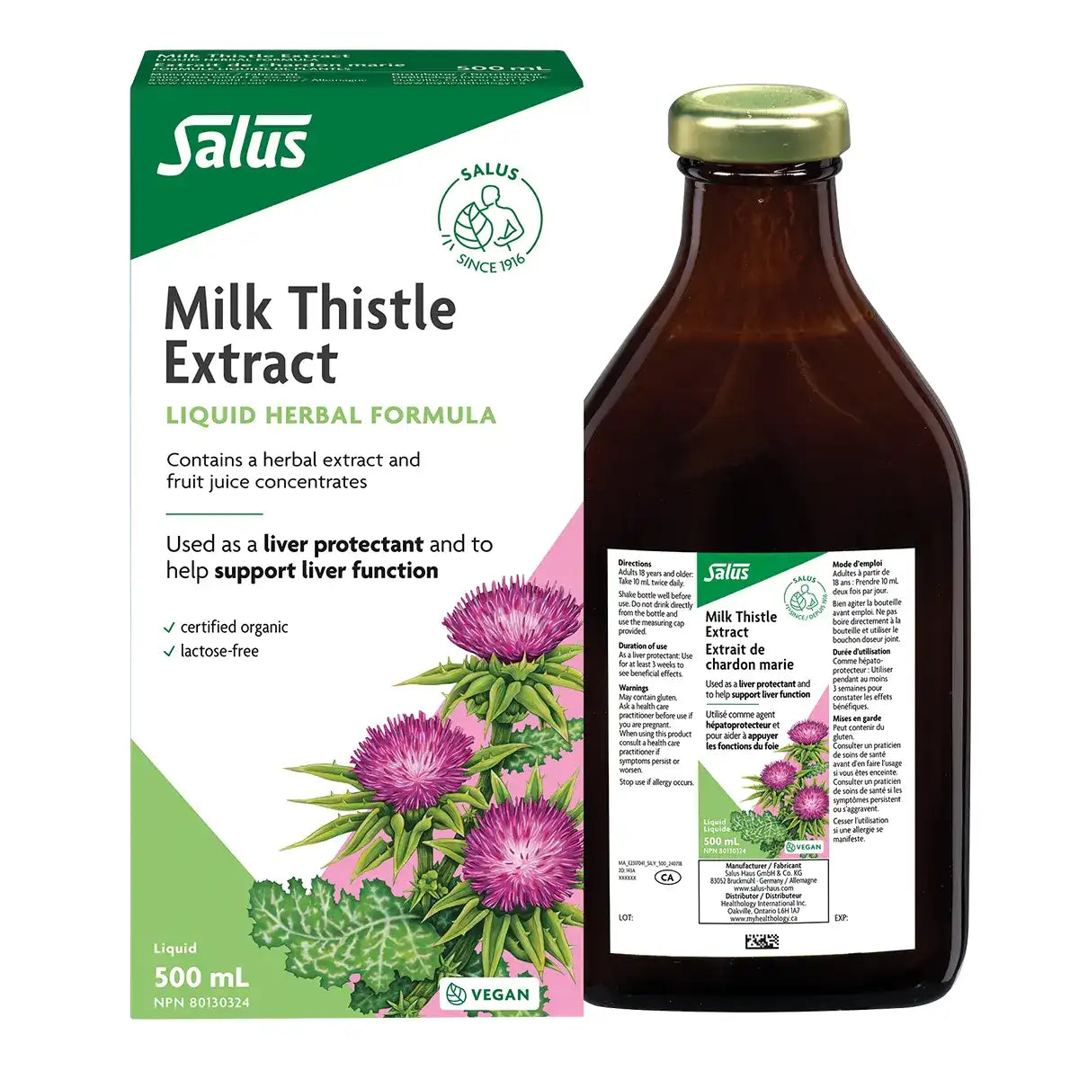 Salus Milk Thistle Extract 500ml
