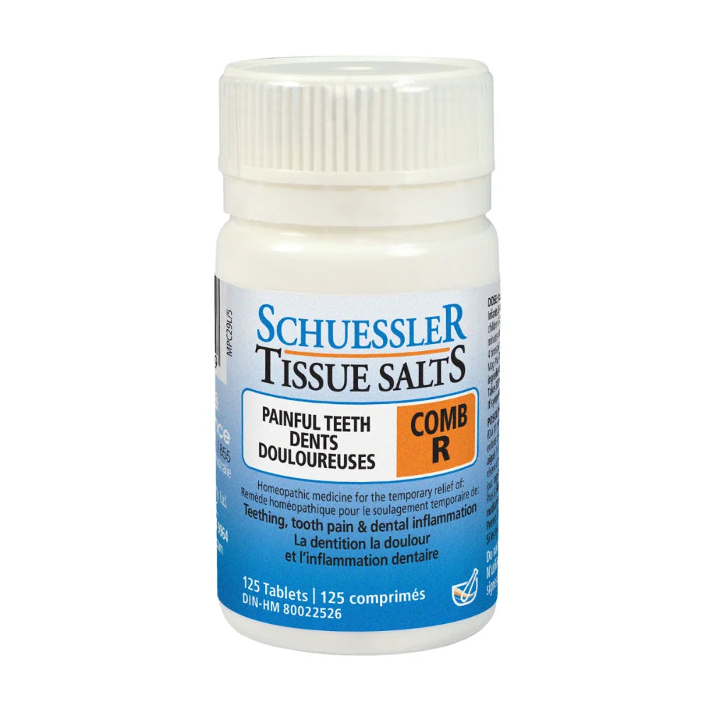 M&P Schuessler Tissue Salts Combination R Painful Teeth 125 Tablets