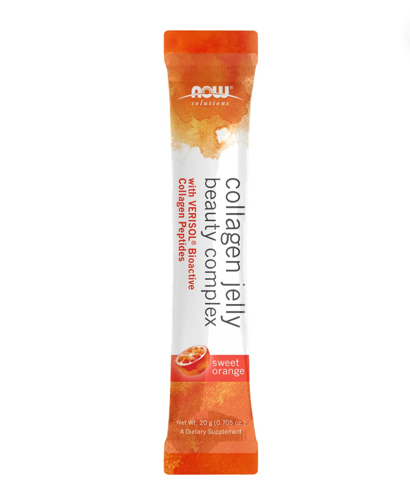 NOW Collagen Jelly Beauty Complex with Verisol Sweet Orange 10 Jelly Sticks