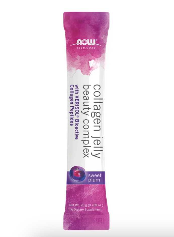 NOW Collagen Jelly Beauty Complex with Verisol Sweet Plum 10 Jelly Sticks
