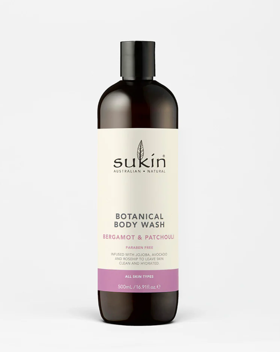 Sukin Botanical Body Wash Bergamot & Patchouli 500ml