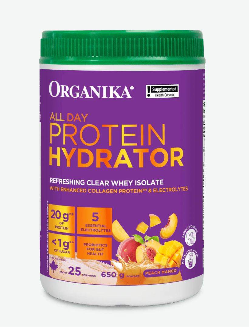 Organika All Day Protein Hydrator Peach Mango 650g