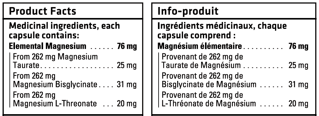 ITL Health MAGtrio Magnesium Taurate, Bisglycinate, and Threonate 120 Vegetarian Capsules
