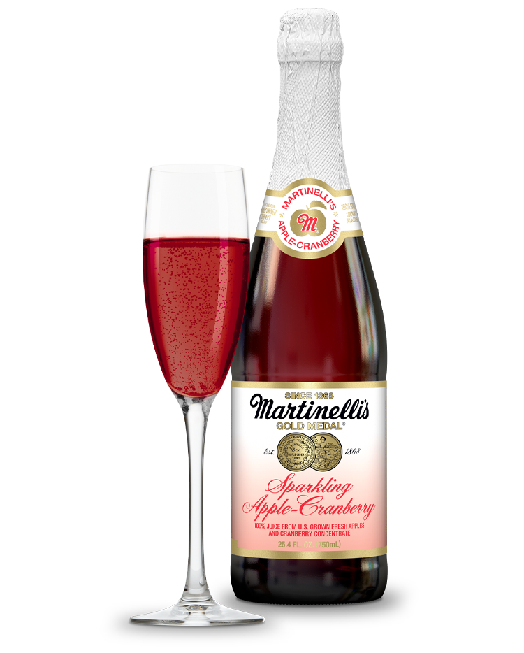 Martinelli's Gold Medal Sparkling Apple-Cranberry Juice 750ml
