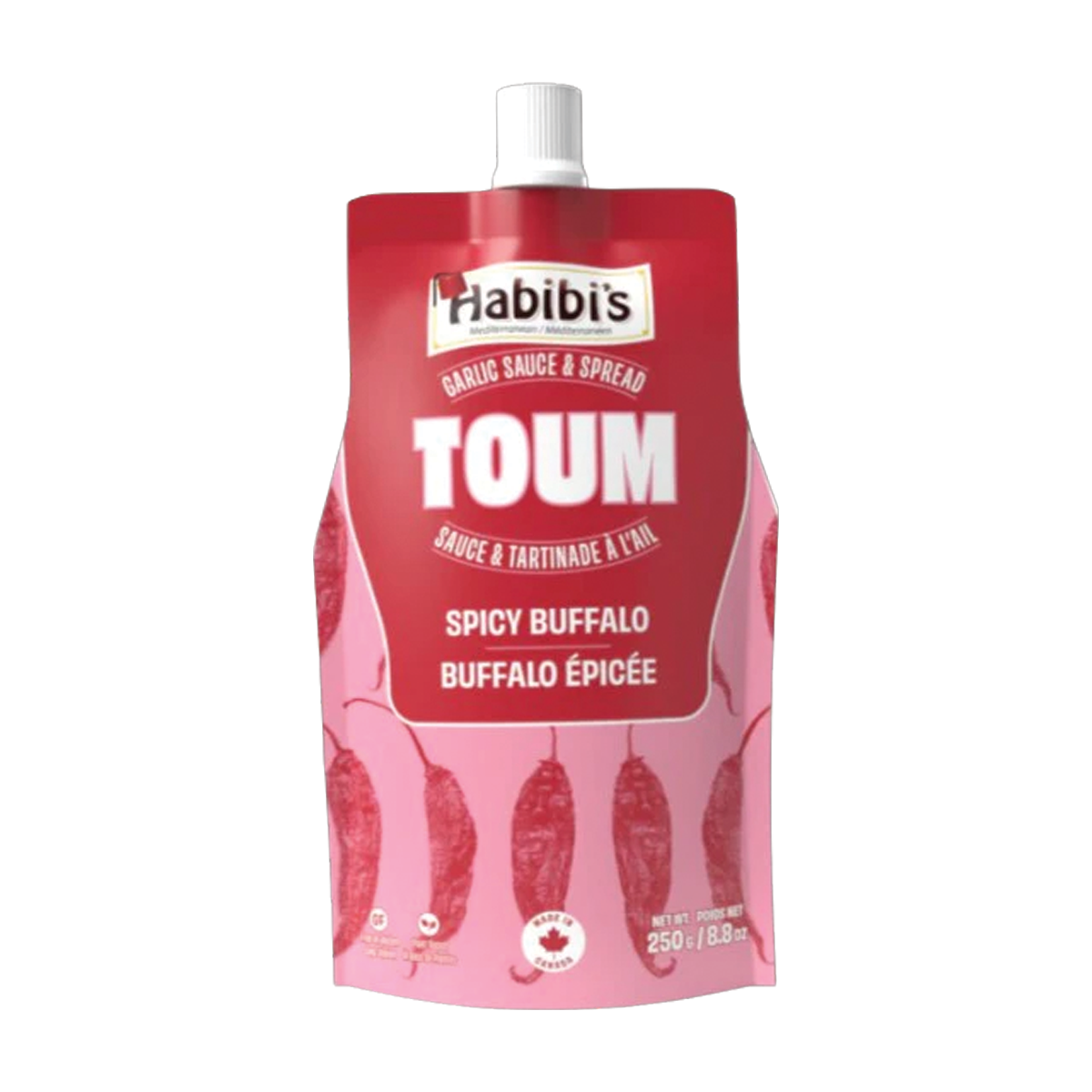 Habibi's Toum Spicy Buffalo Garlic Sauce 250g