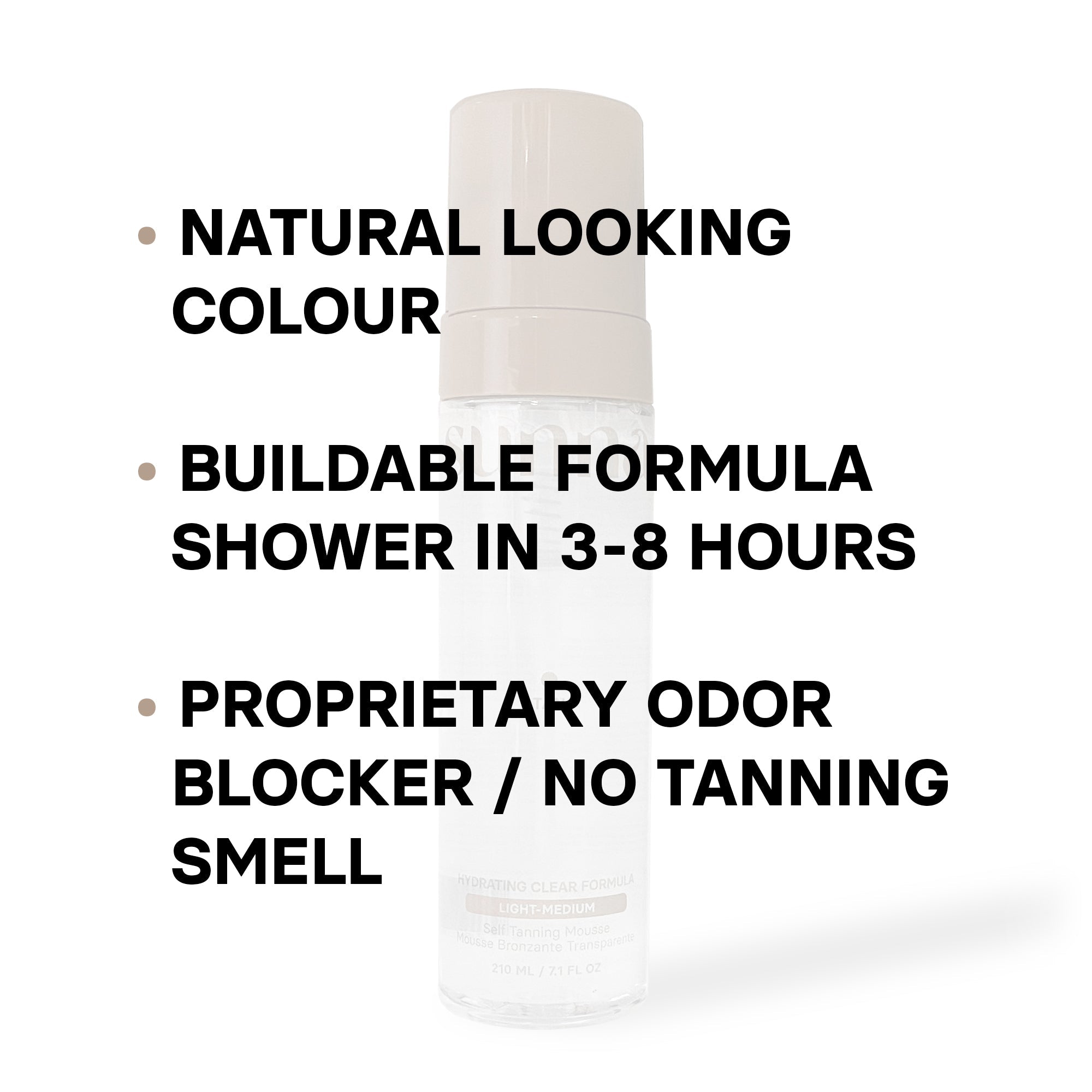 Sunna Natural Clear Tanning Mousse Light/Med 210ml