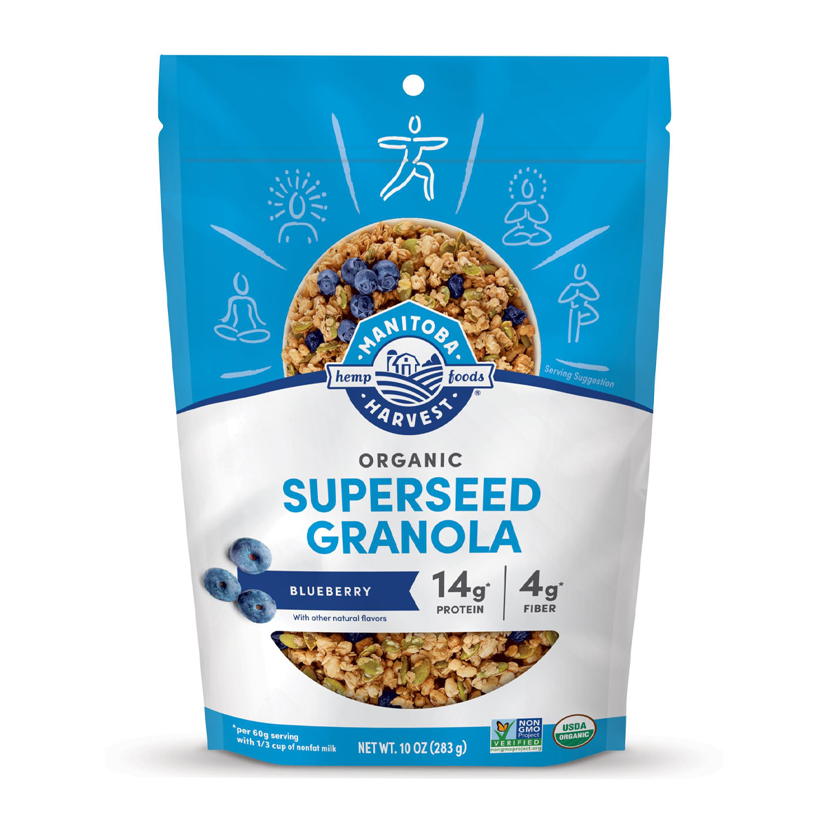 Manitoba Harvest Superseed Granola Blueberry 283g