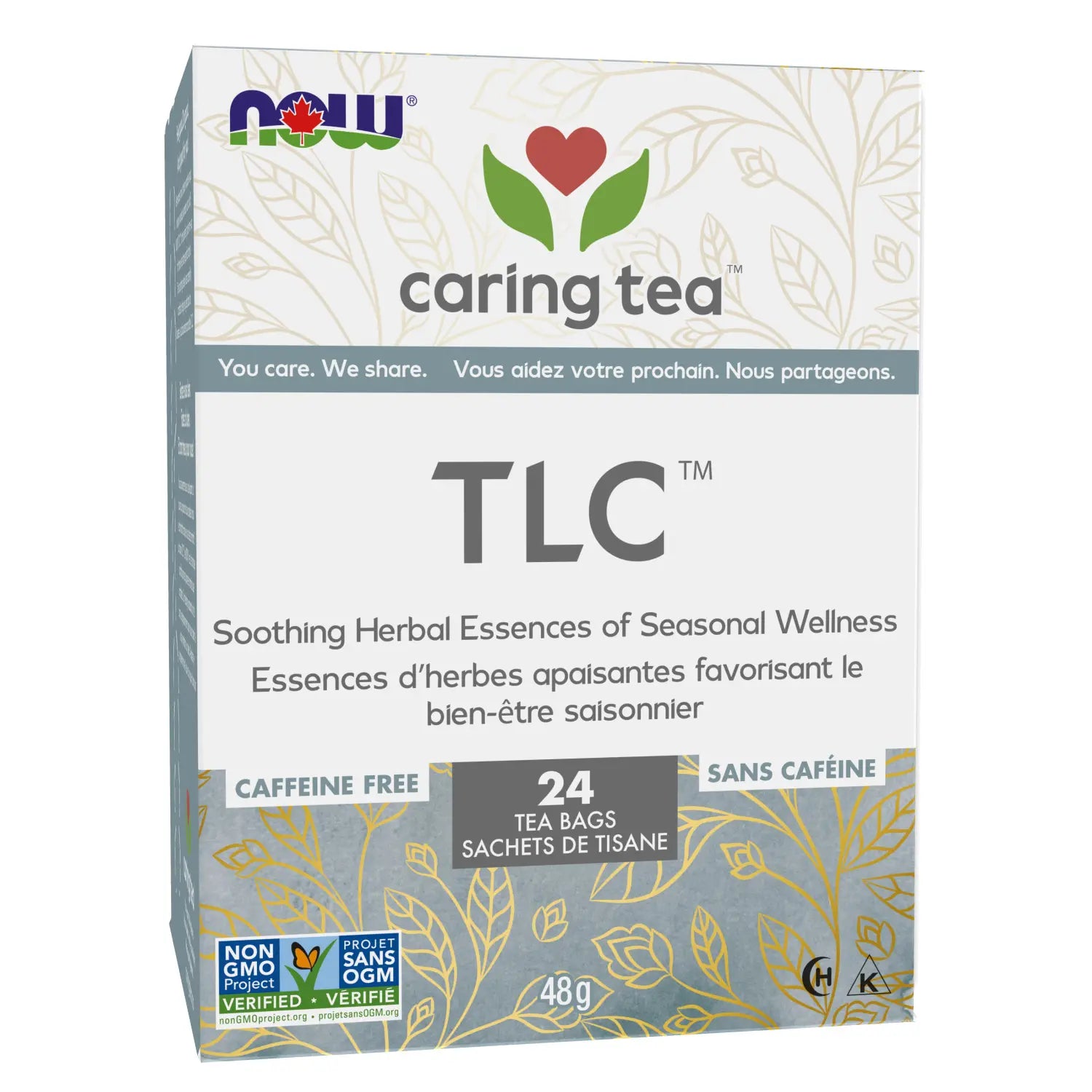 NOW Caring Tea TLC Seasonal Well Tea 24 Tea Bags