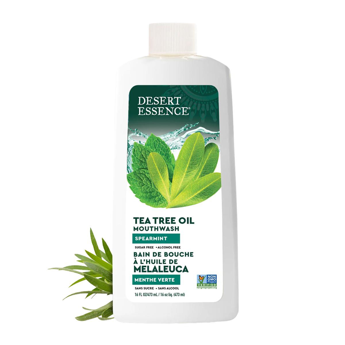 Desert Essence Mouthwash Tea Tree Spearmint 473ml
