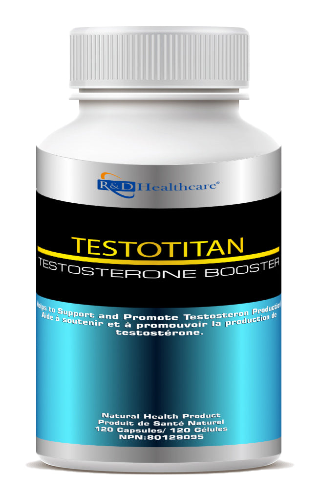 R&D Healthcare TestoTitan 120 Capsules