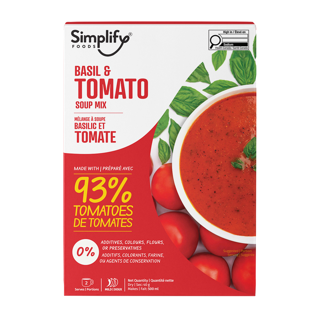 Simplify Foods Italian Basil & Tomato Soup Mix 40g