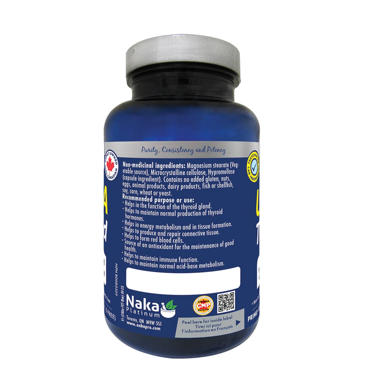 Naka Platinum ULTRA Thyroid Bonus Size 90 veggie caps