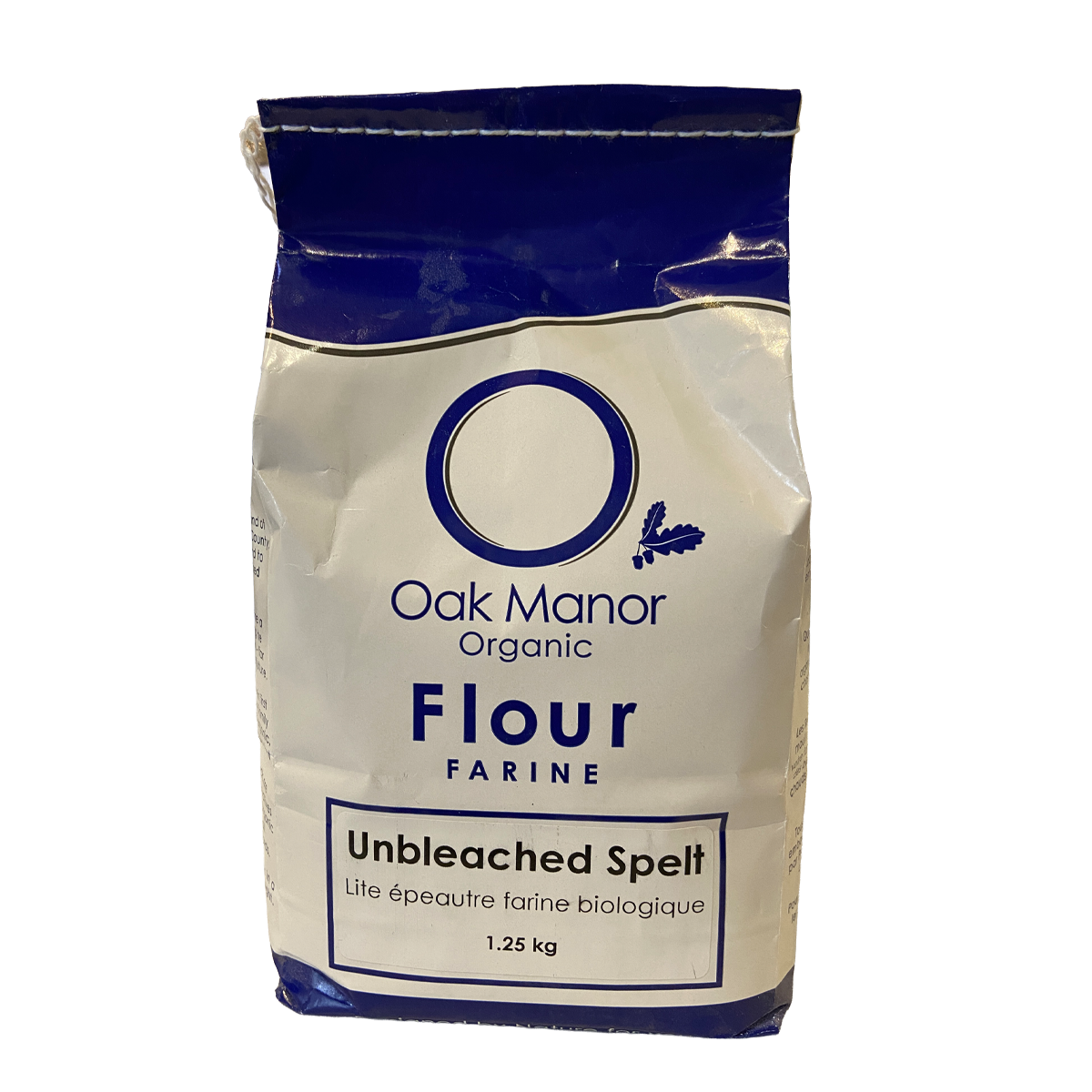 Oak Manor Organic Spelt Flour Unbleached 1.25kg