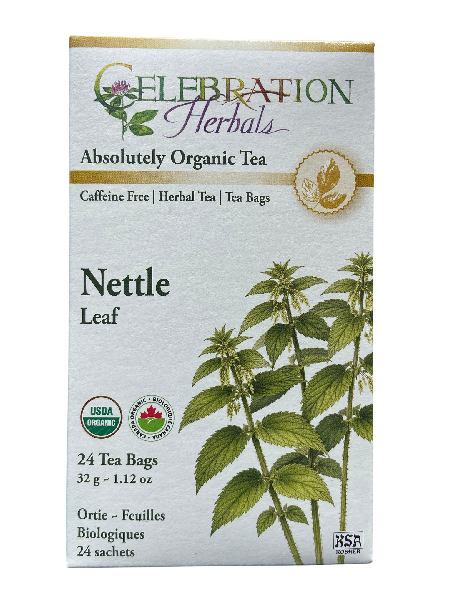 Celebration Herbals Nettle Leaf Organic 24 Tea Bags