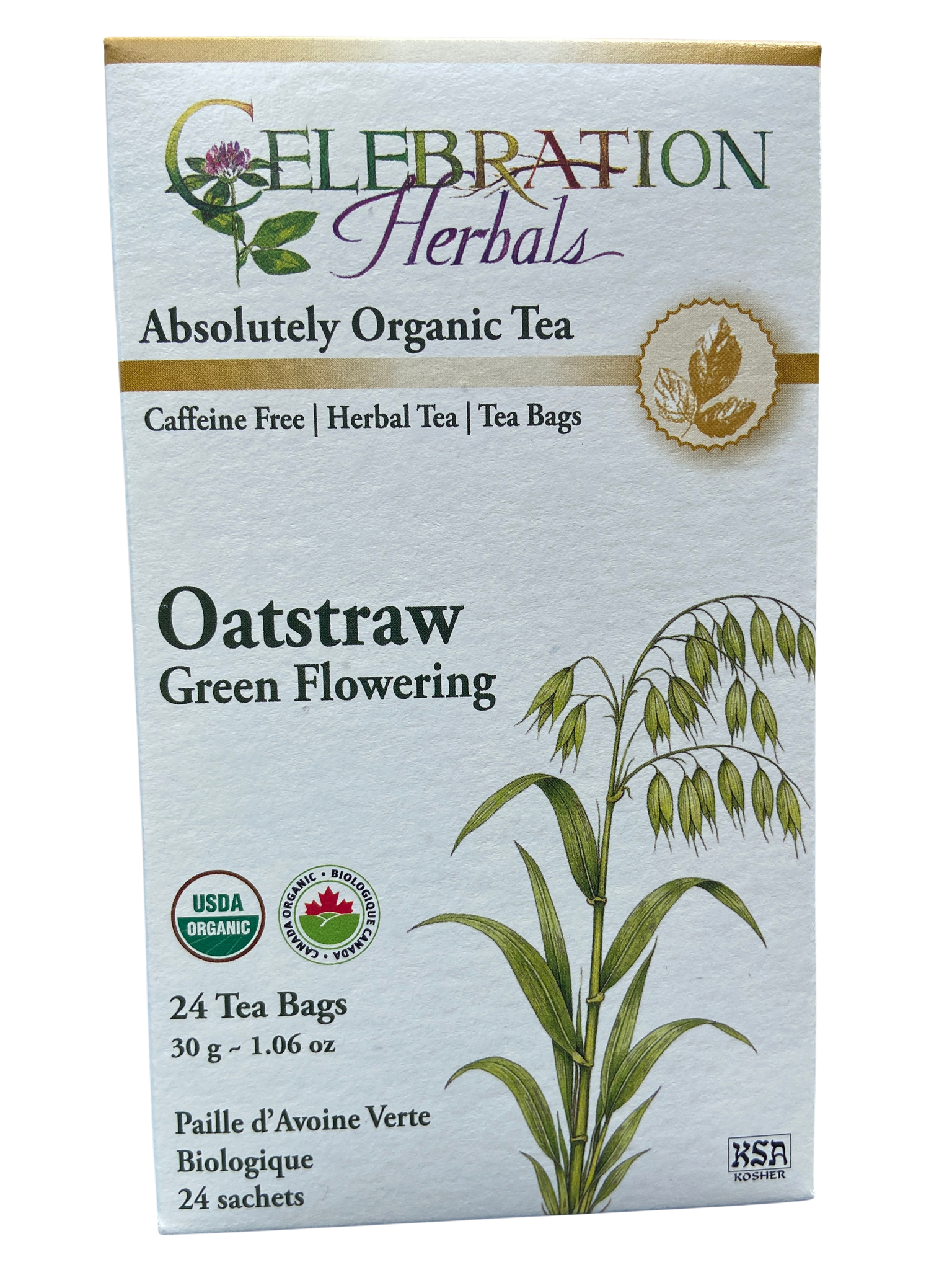 Celebration Herbals Organic Oatstraw Tea 24 Tea Bags
