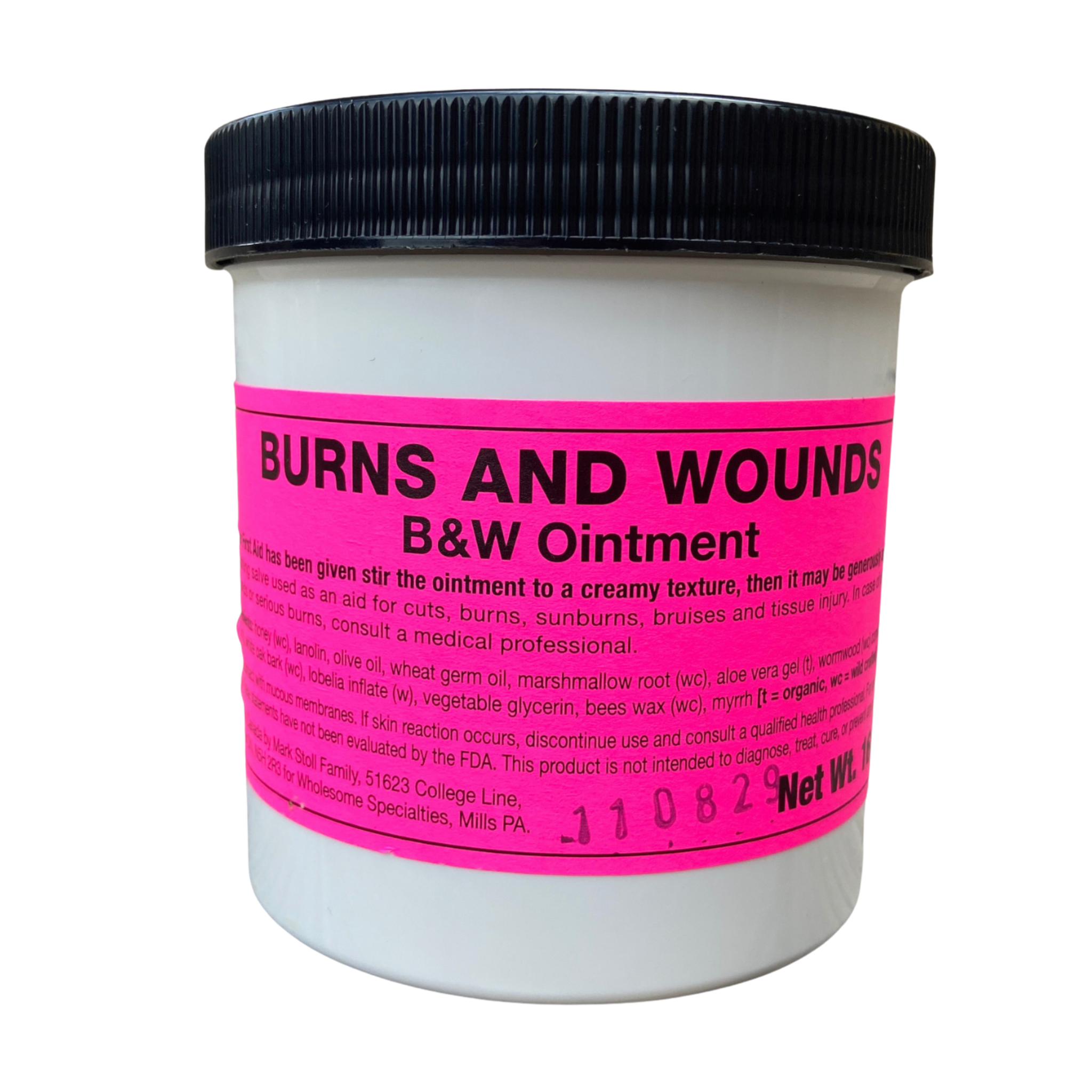 Burns and Wounds Ointment 16oz
