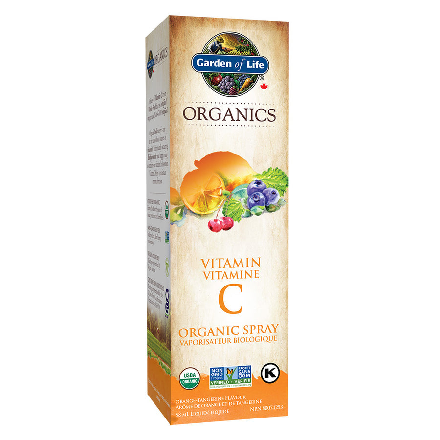 Garden of Life Organics Vegan Organic Vitamin C Spray Orange-Tangerine 58ml