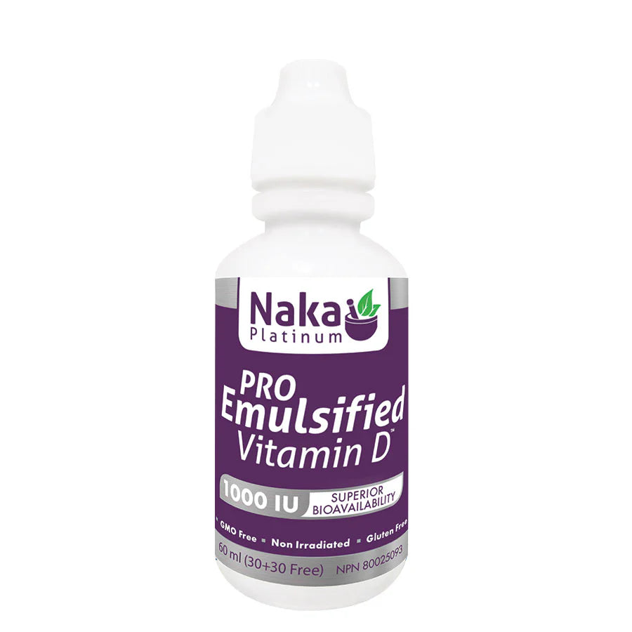 Naka PRO Emulsified Vitamin D 1000IU 60ml