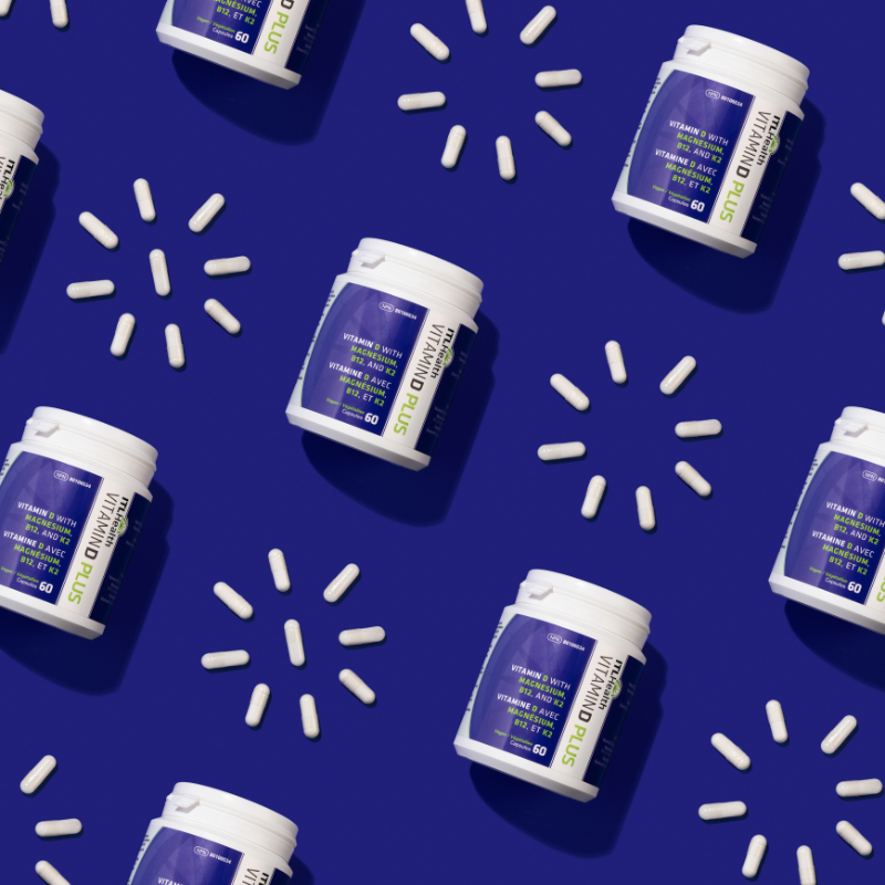 ITL Health Vitamin D3 Plus 60 Vegetarian Capsules