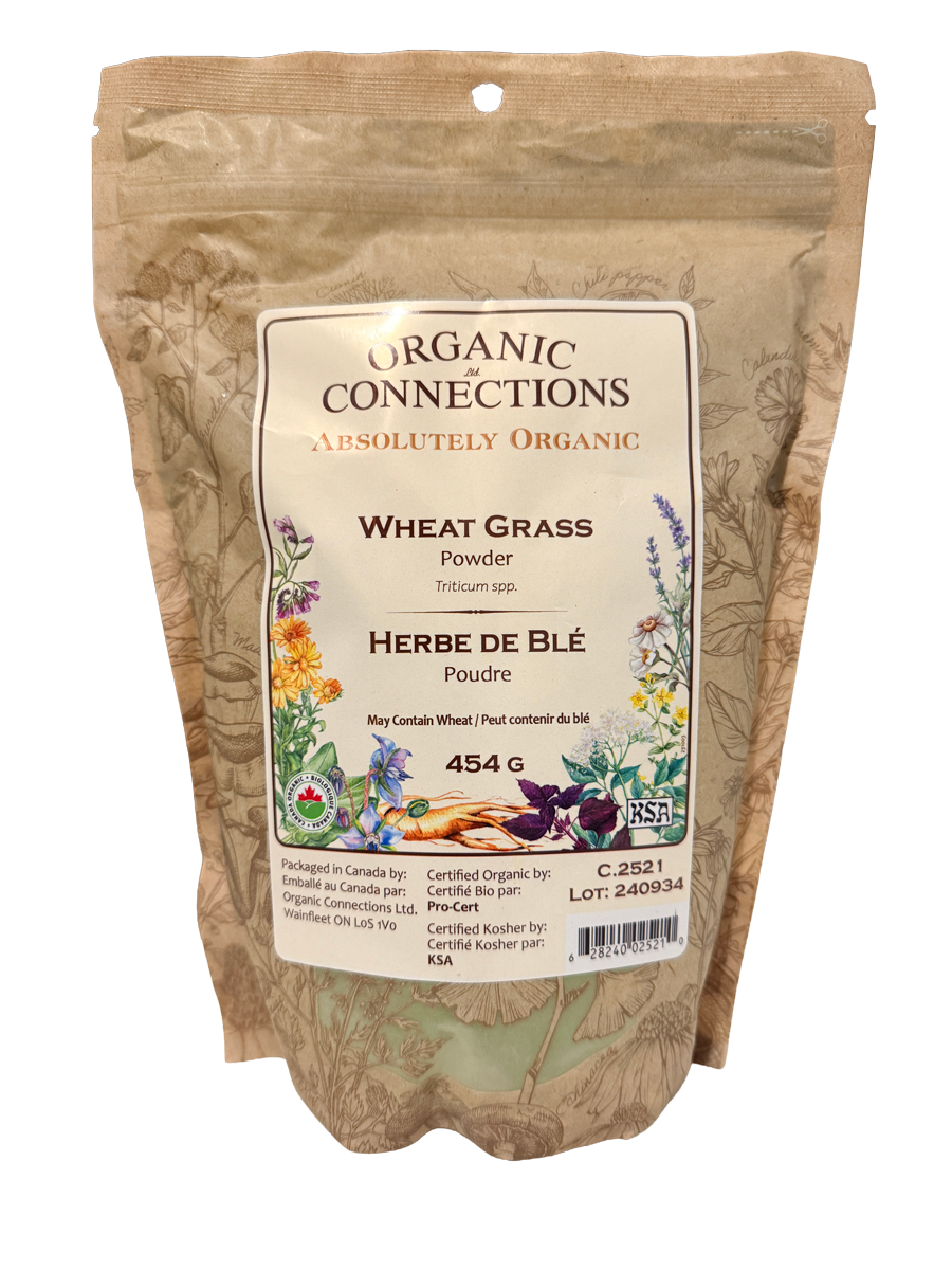 Organic Connections Organic Wheat Grass Powder 454g