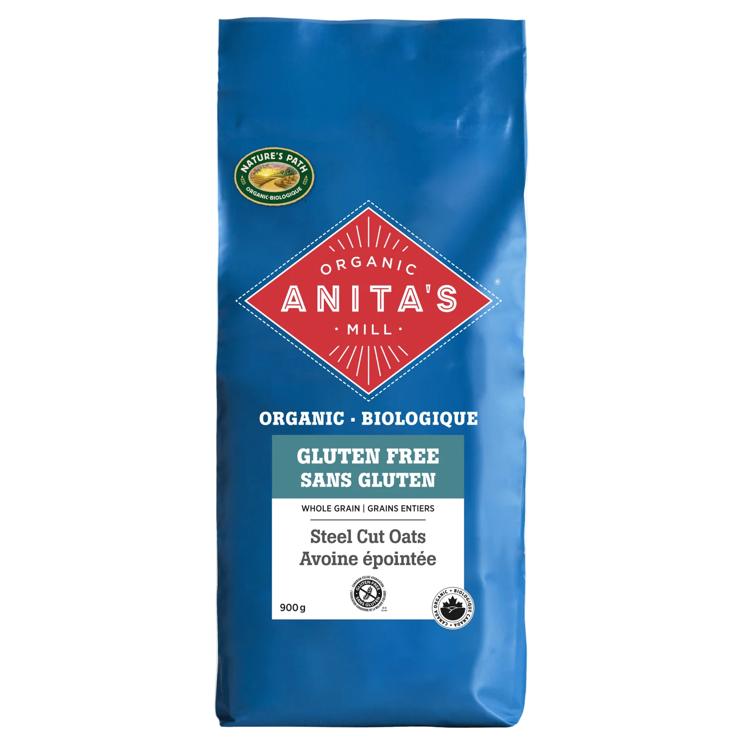 Anita's Organic Mill Organic GF Steel Cut Oats 900g