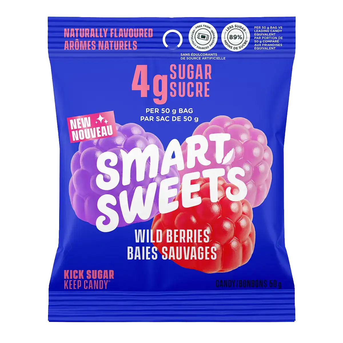 Smart Sweets Wild Berries 50g