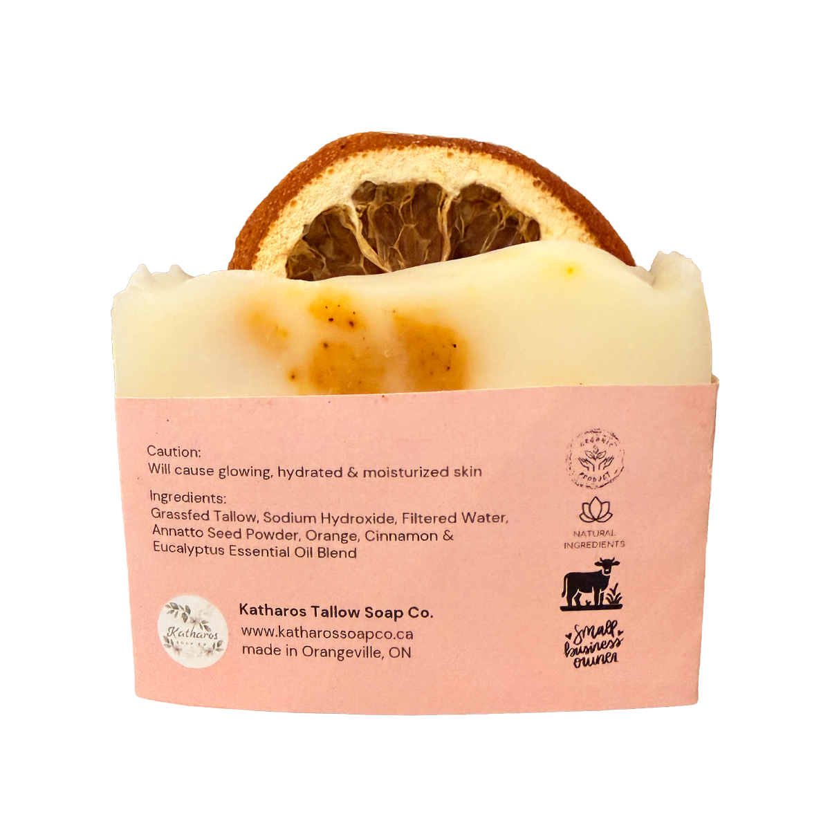 Katharos Soap Co. Winter Orchard Tallow Soap 4oz