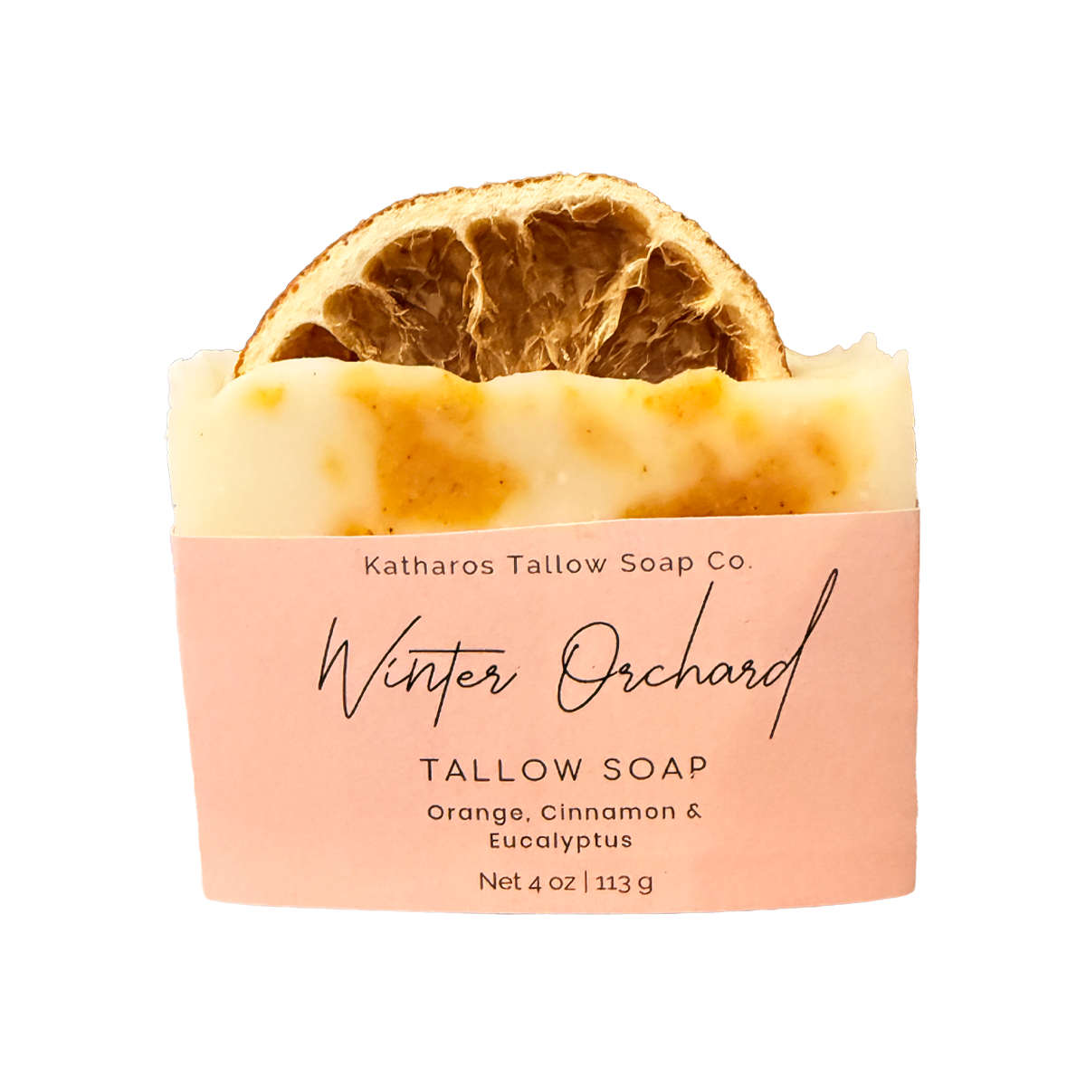 Katharos Soap Co. Winter Orchard Tallow Soap 4oz