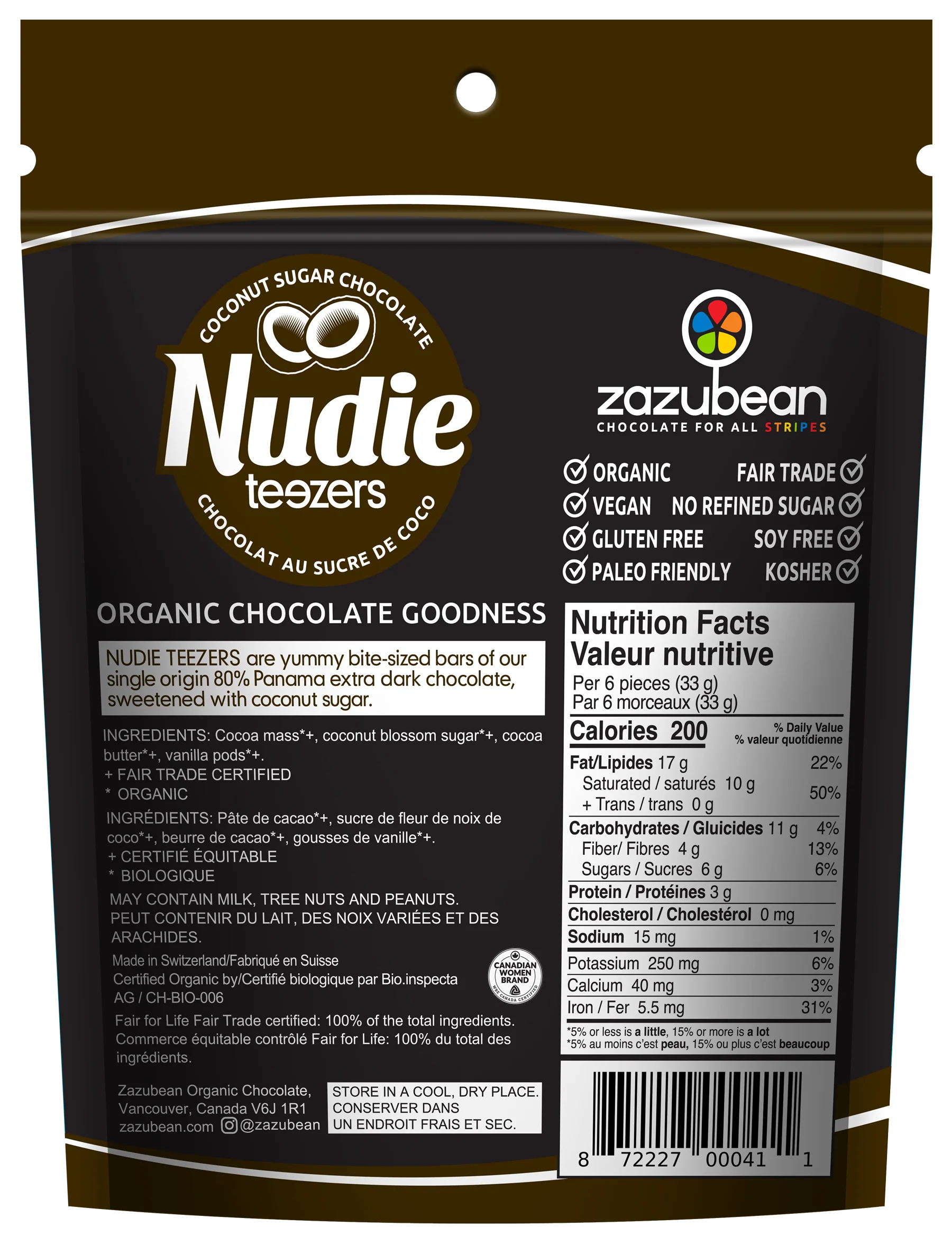 Zazubean Nudie Teezers 110g