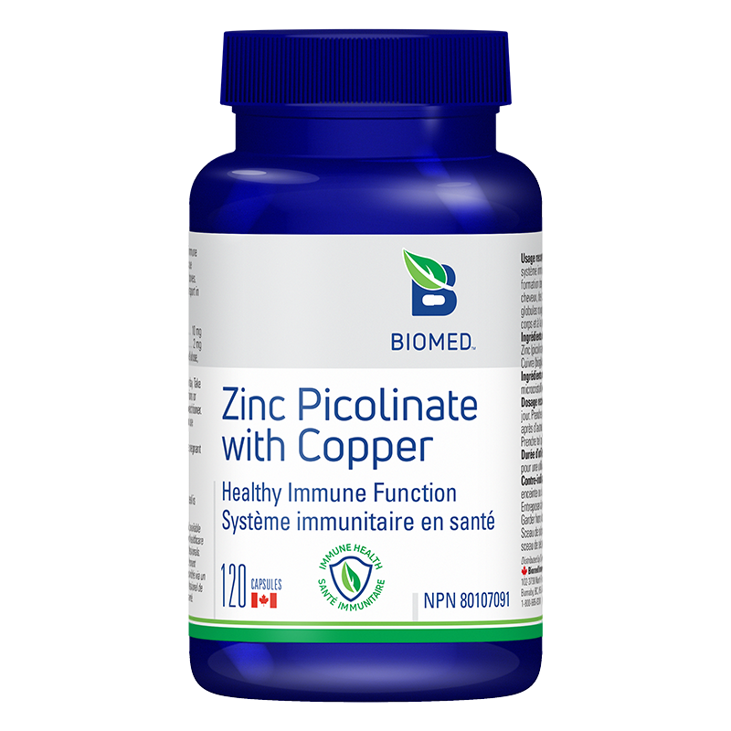 BioMed Zinc Picolinate with Copper 120 Capsules
