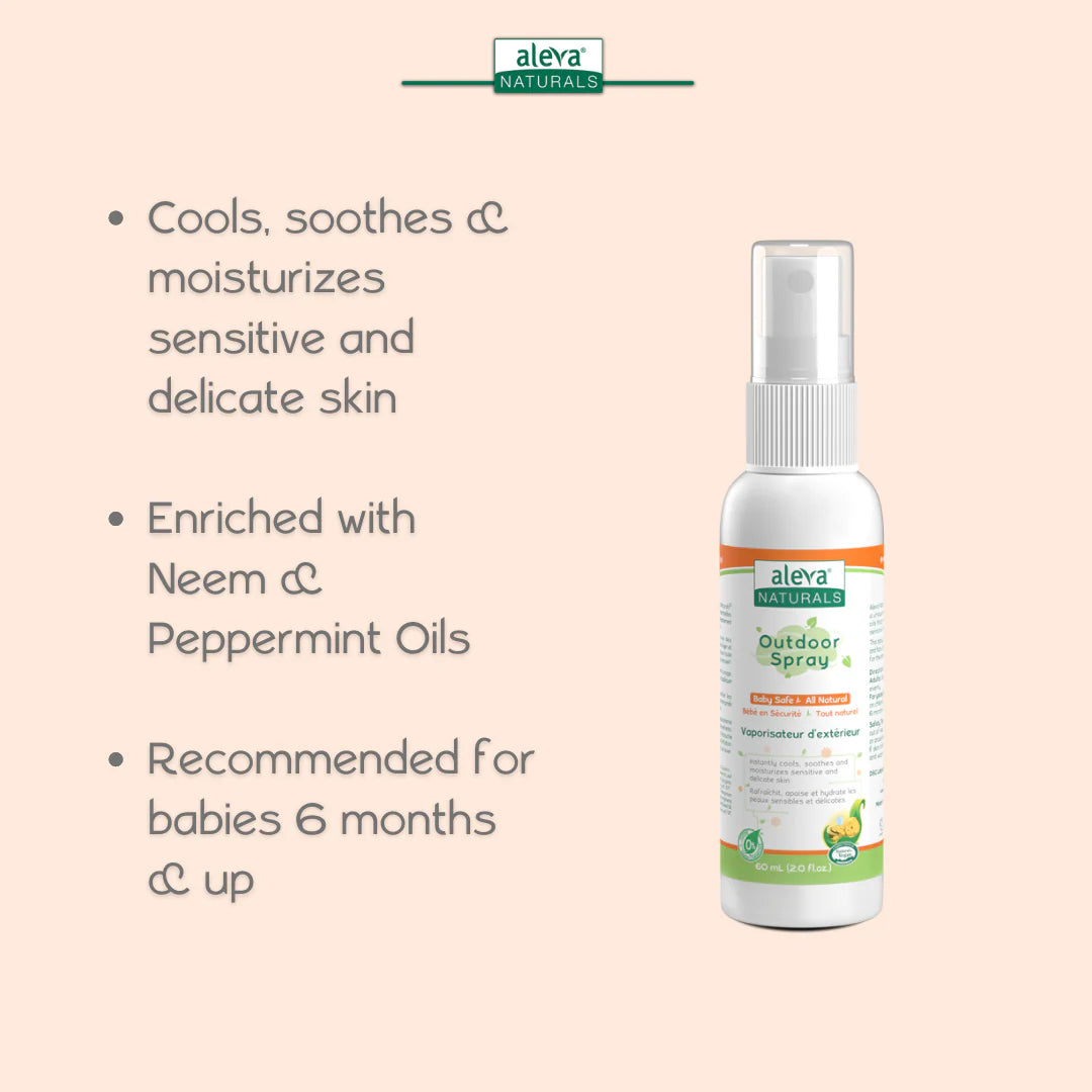 Aleva Naturals Outdoor Spray Baby Safe 60ml