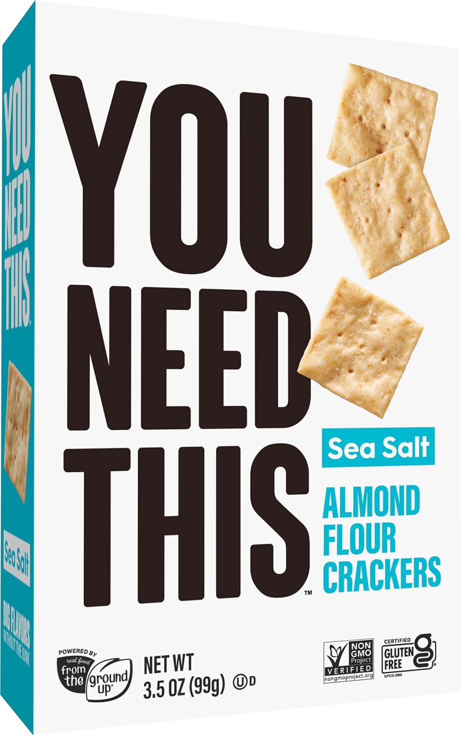 You Need This Sea Salt Almond Flour Crackers 99g