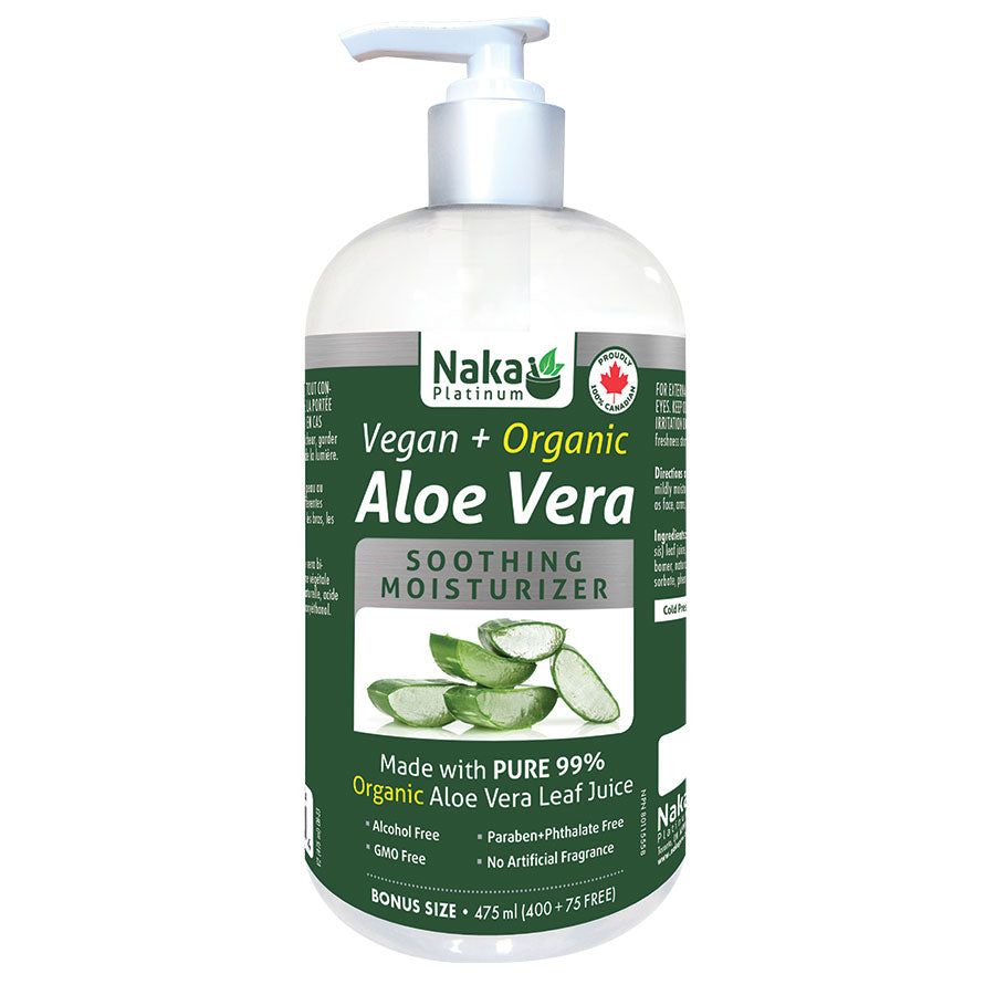 Naka Platinum Organic Aloe Vera Gel 475ml