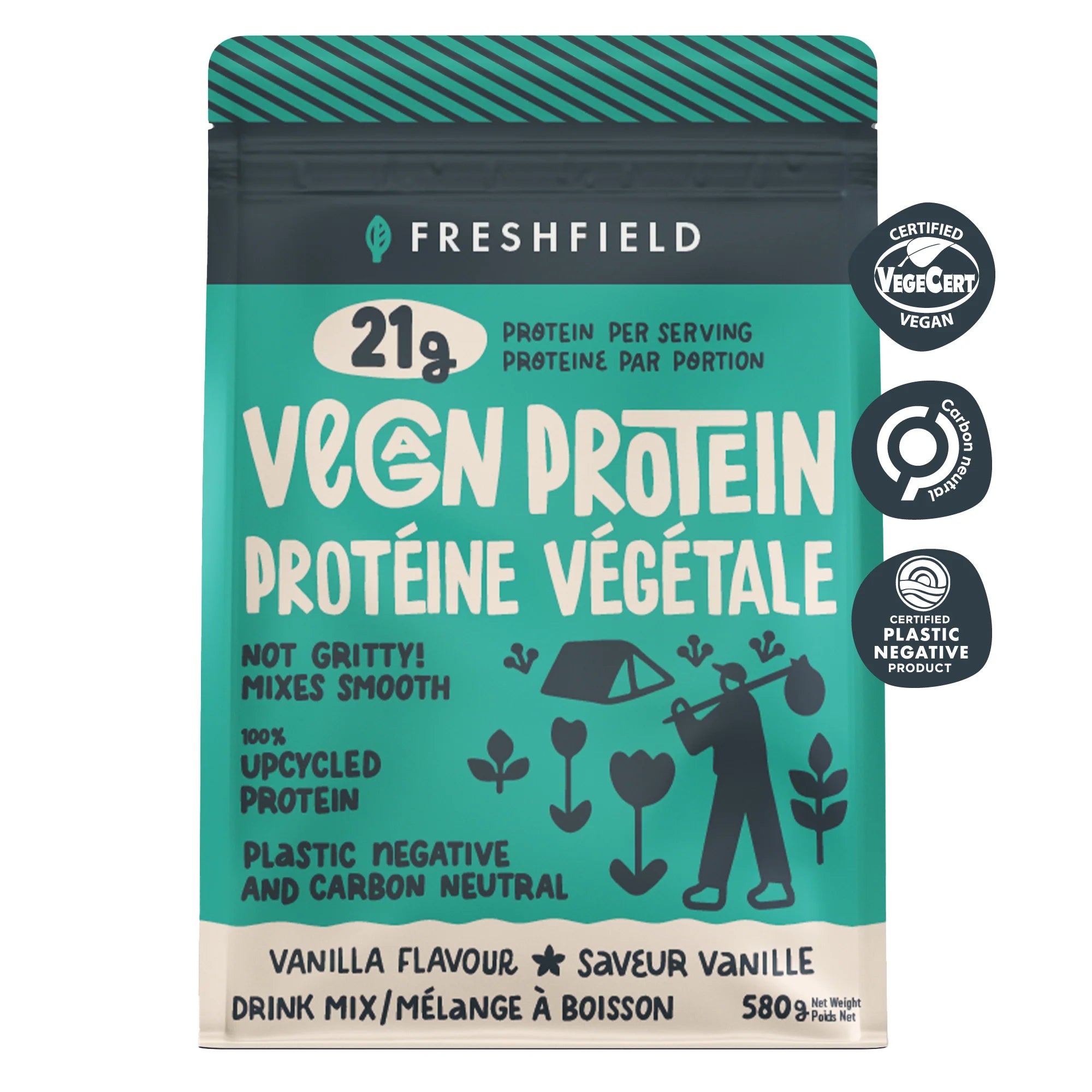 Freshfield Vegan Protein Barley Plain Vanilla 580g