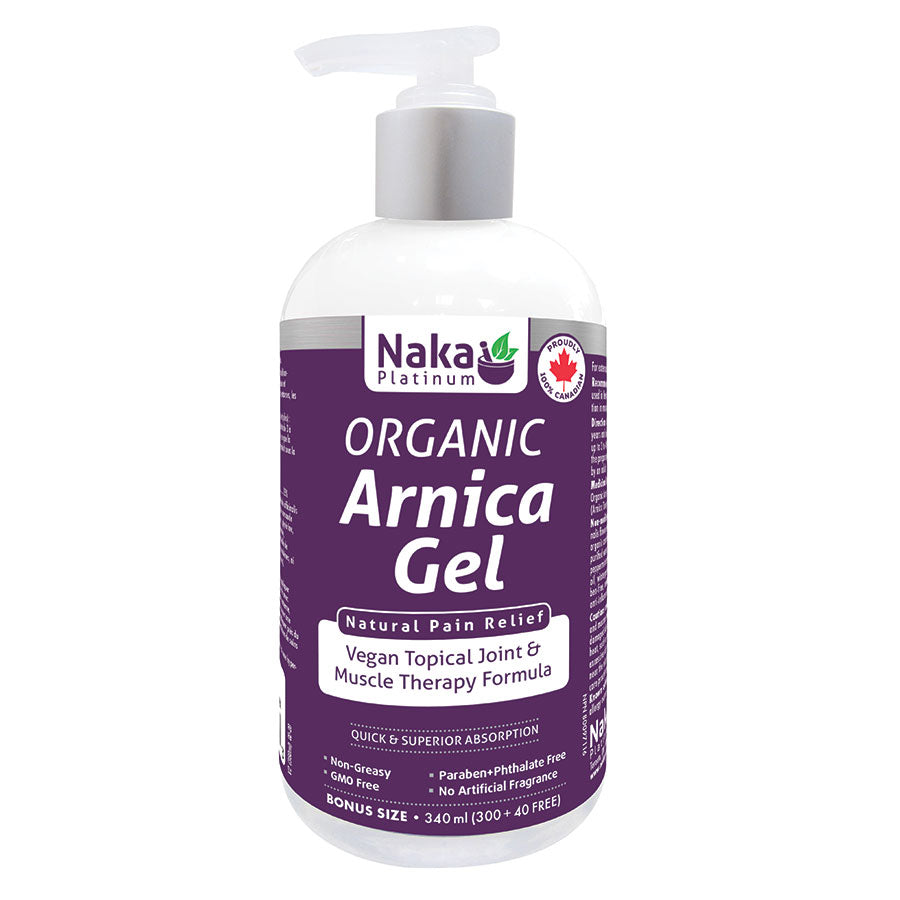 Naka Platinum Organic Arnica Gel 340ml